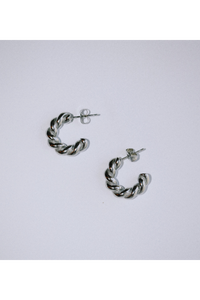 Twisted Demi Hoops