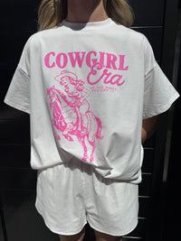 White Pink Cowgirl Era - T-shirt