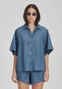 Women's Boyfriend Shirt - Chambray