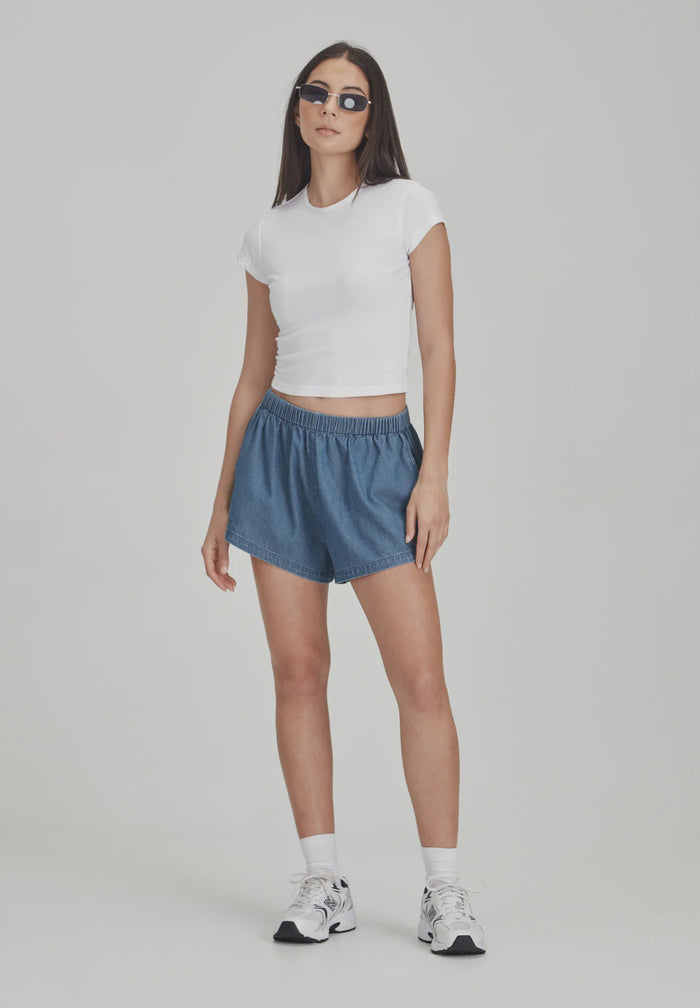 Women's Boyfriend Short - Chambray