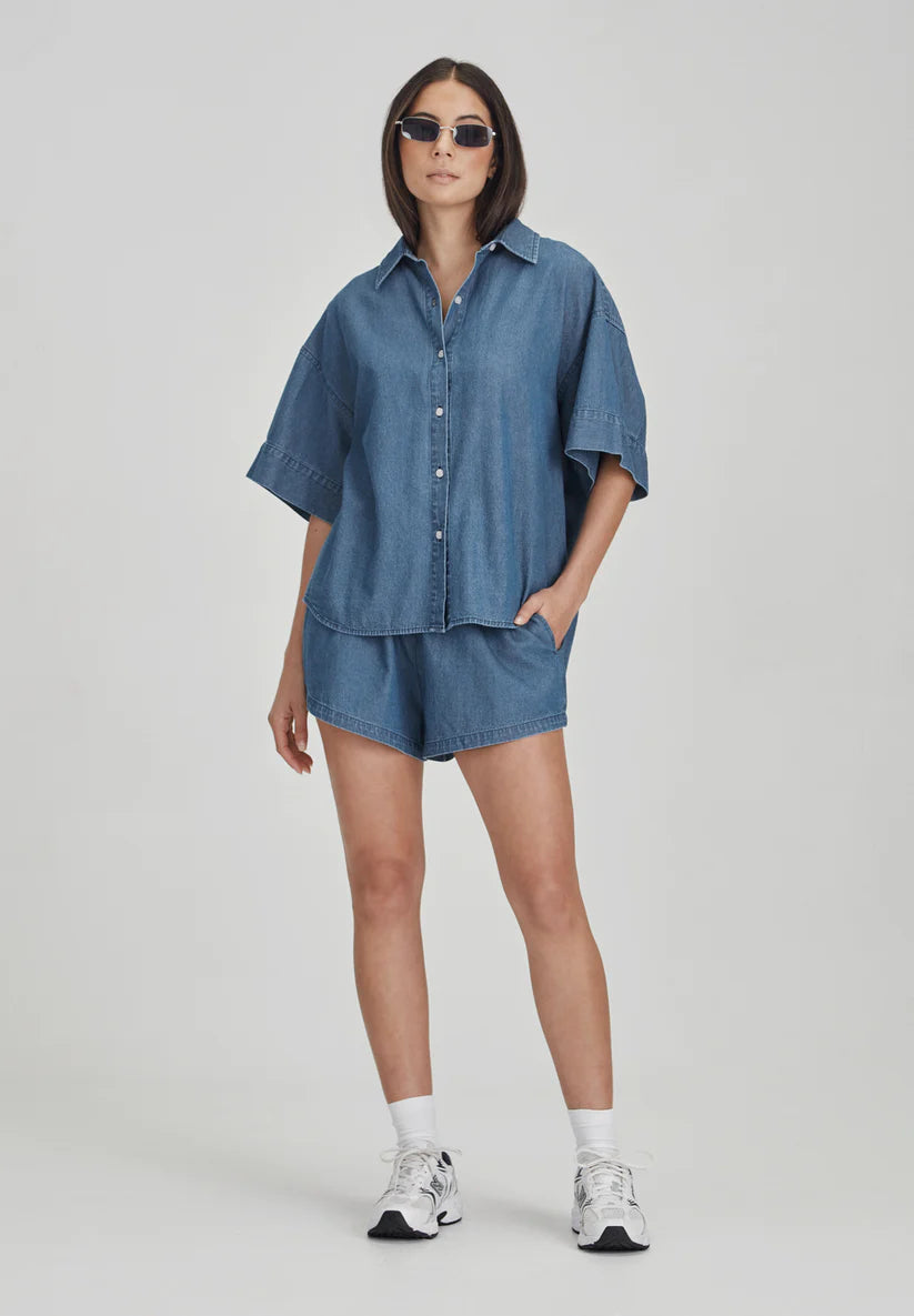 Women's Boyfriend Short - Chambray