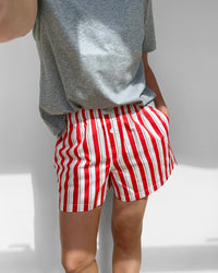 Cherry Stripe Boxer Short