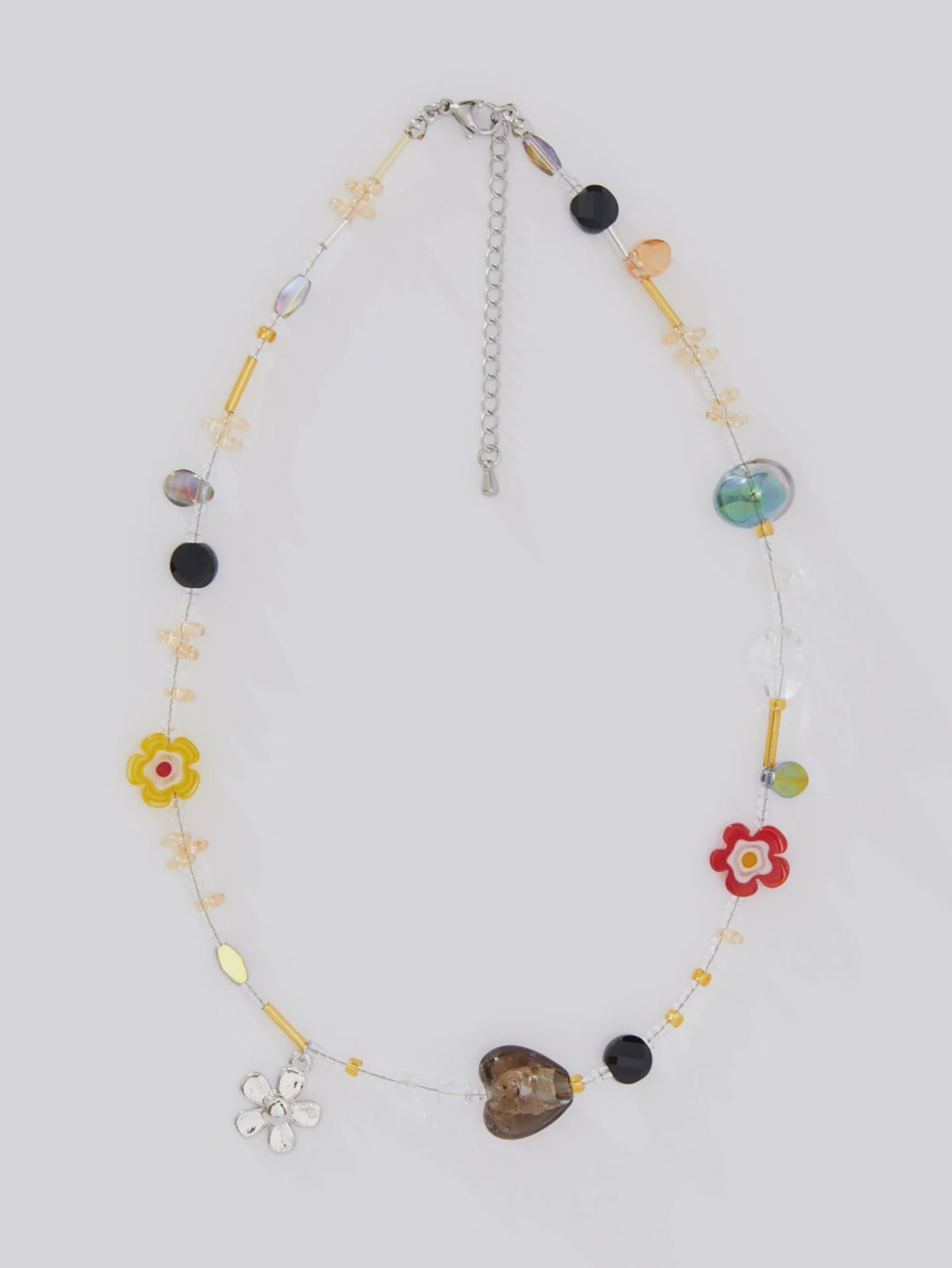 FLOWER CHARM NECKLACE