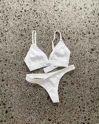 Organic Bralette - Blanc