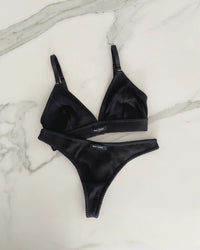 Organic Daily Thong - Noir