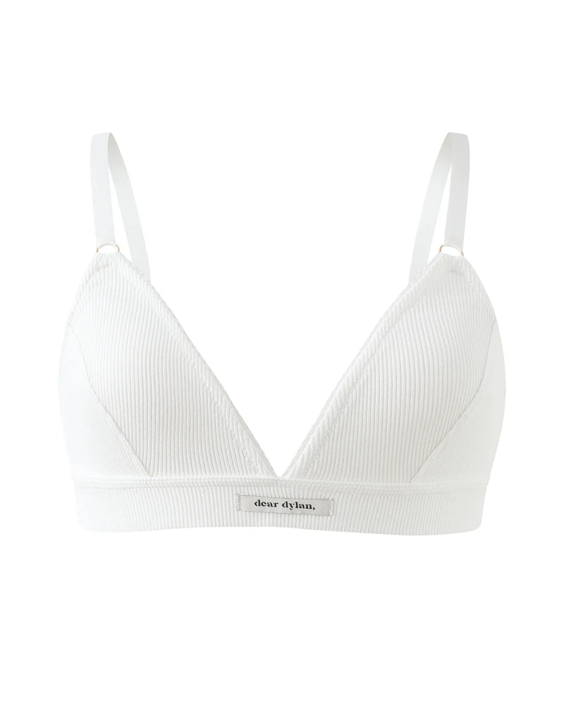 Organic Bralette - Blanc