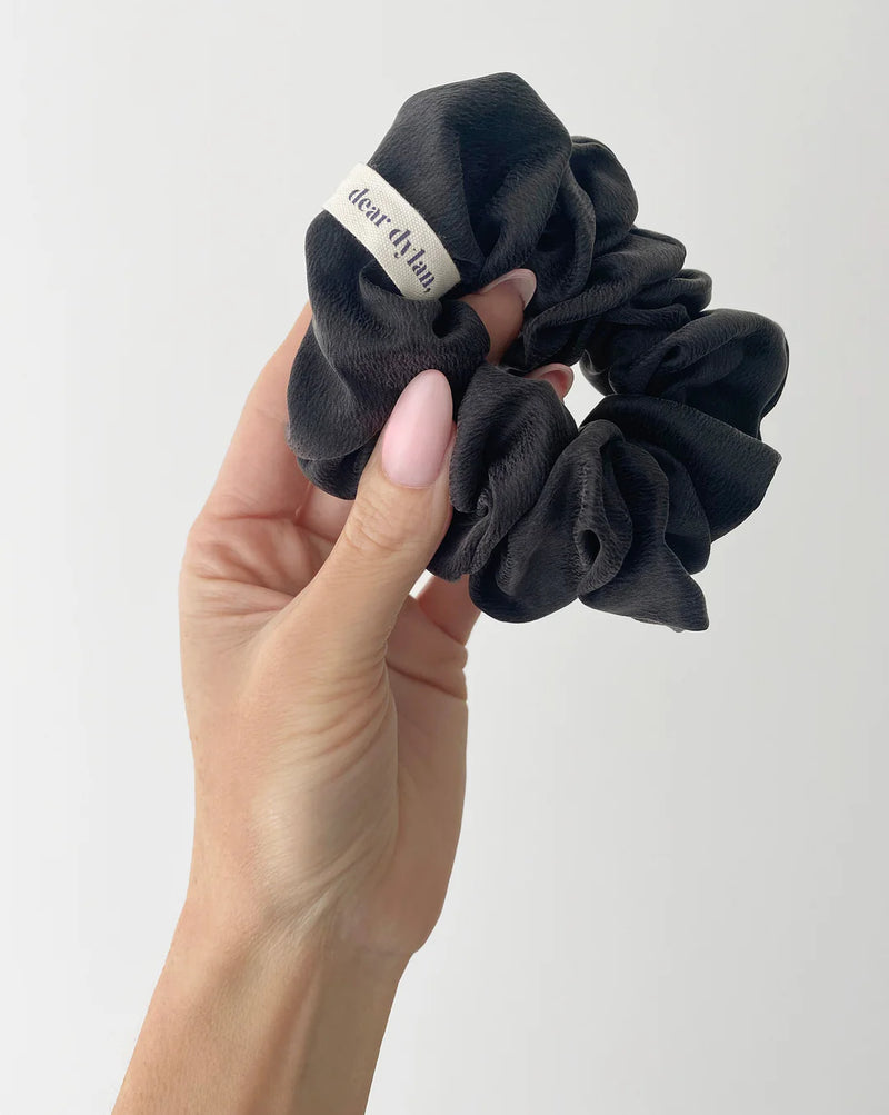 Silk Scrunchie - Noir