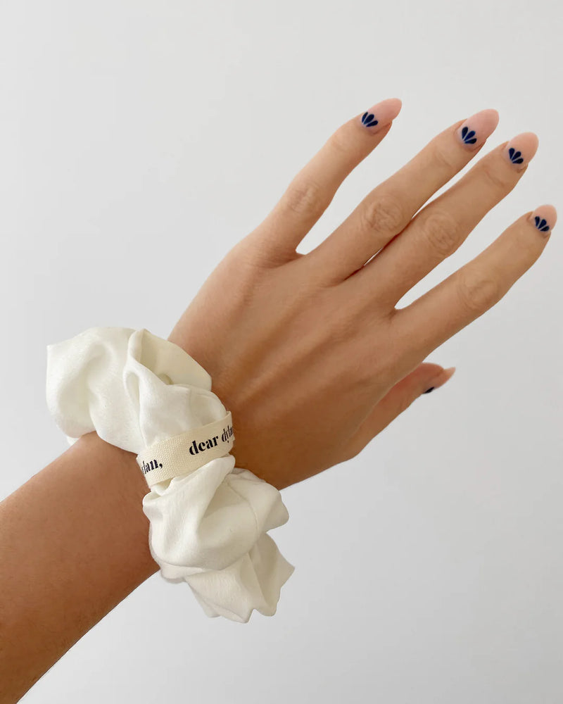 Silk Scrunchie - Ivory