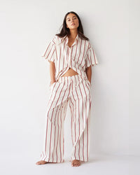 Club Stripe Oversized Shirt