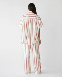 Club Stripe Oversized Shirt