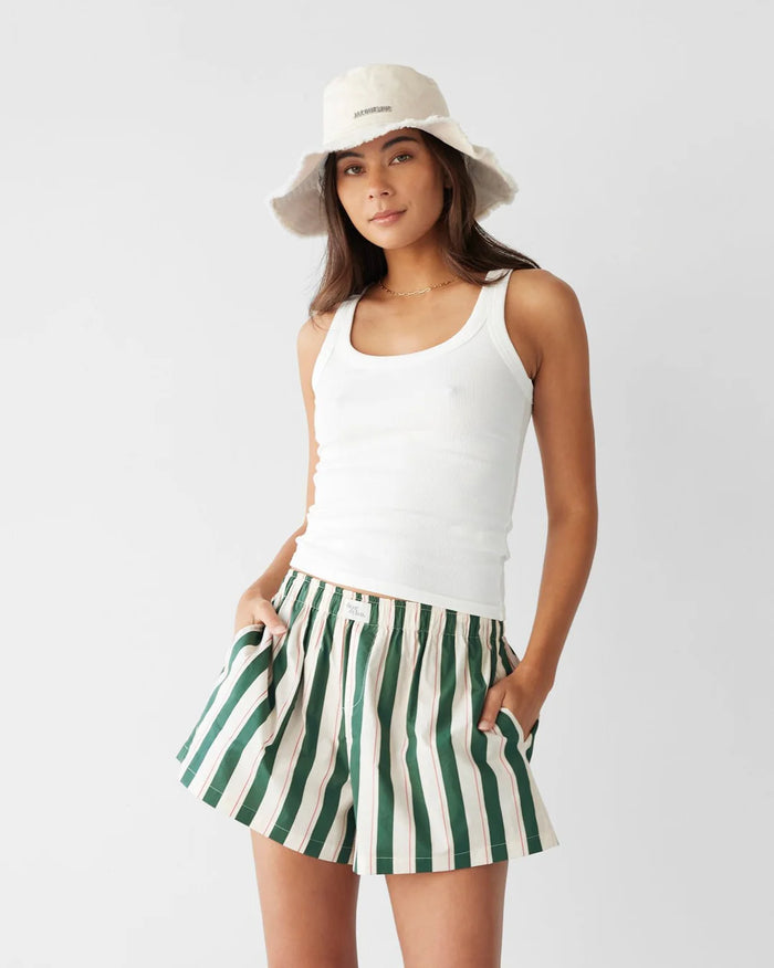 Bistro Stripe Boxer Short