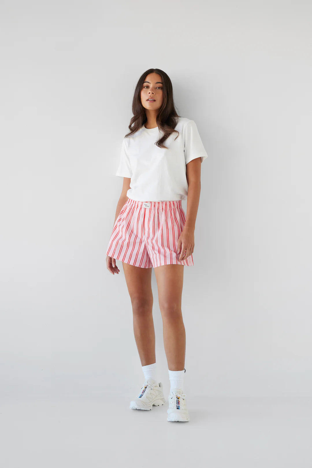 Cotton Boxer Short - Cupid Stripe