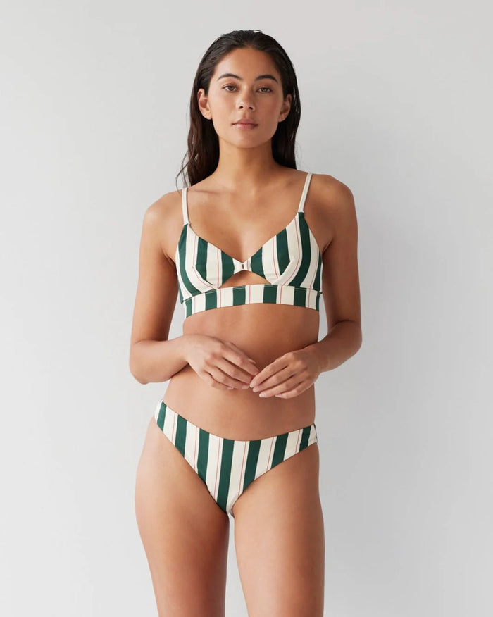 Swim Brief - Bistro Stripe