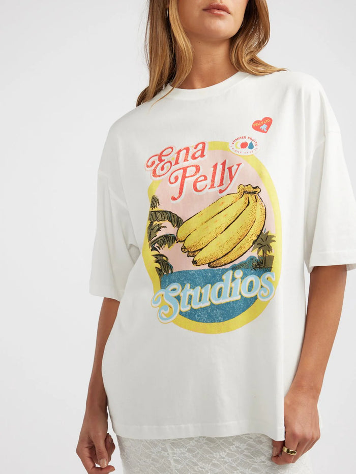 BANANA TEE - Vintage White