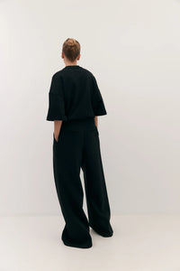 Flared Abel Trouser - Black