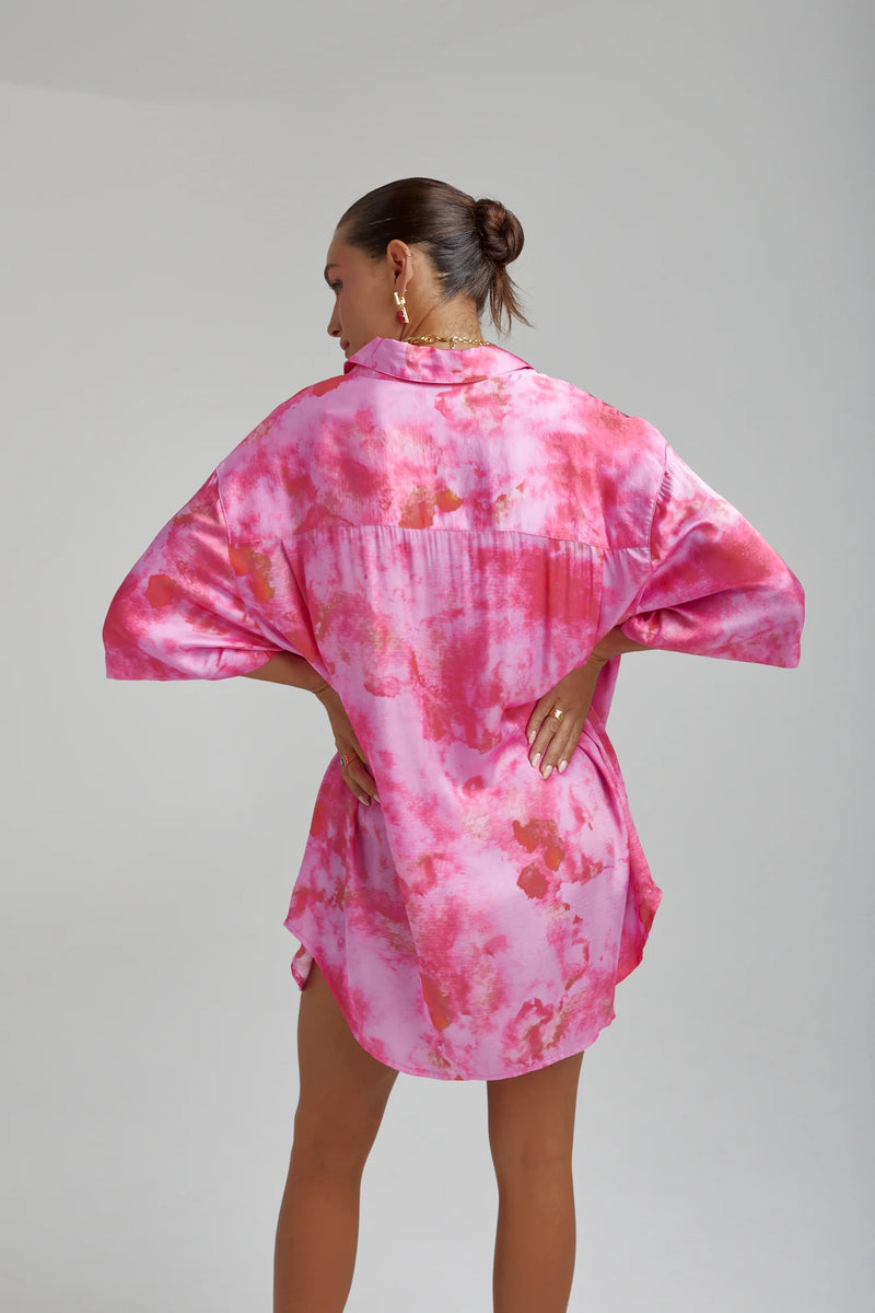 Big Shirt - Hibiscus