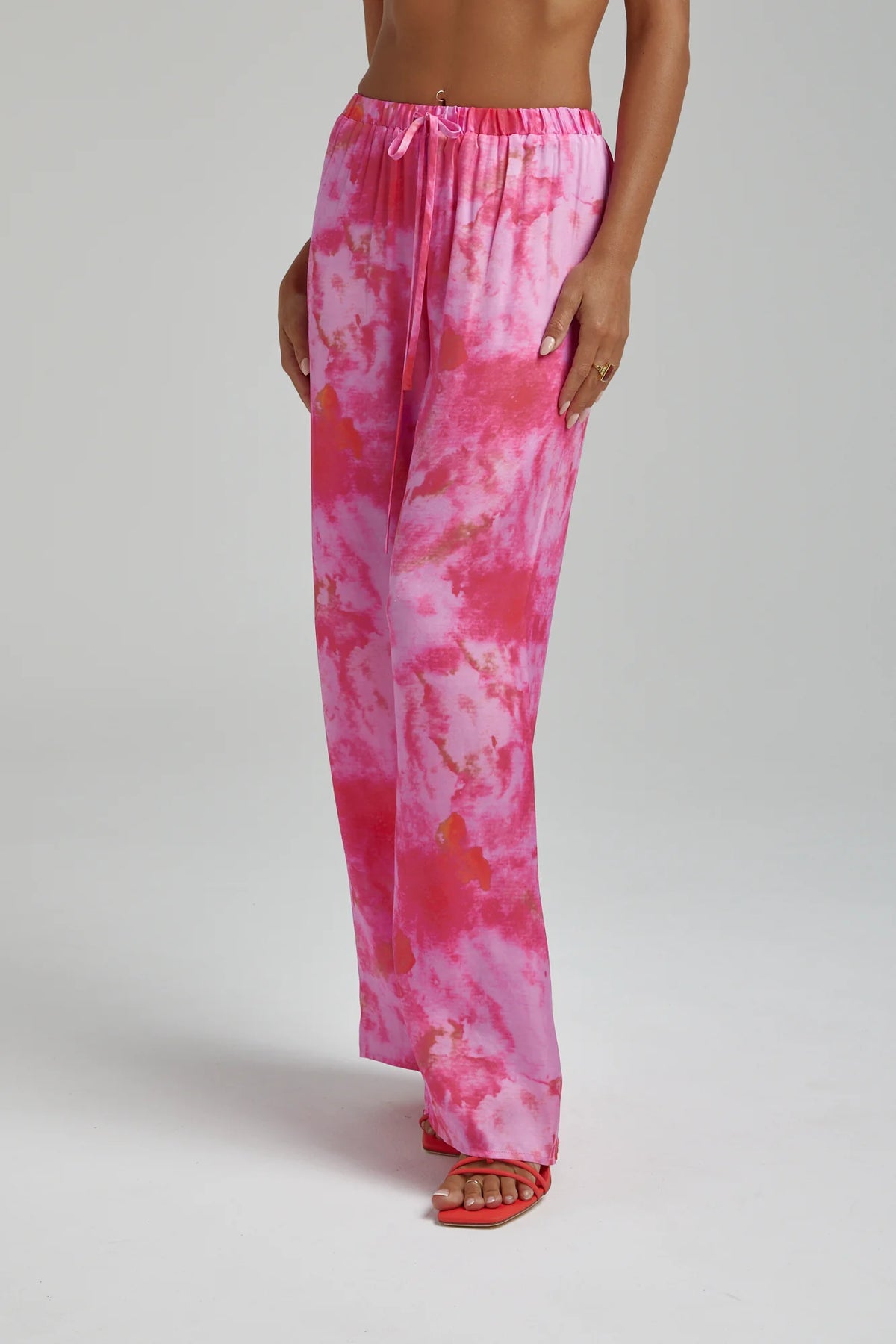 Relaxed Pant - Hibiscus