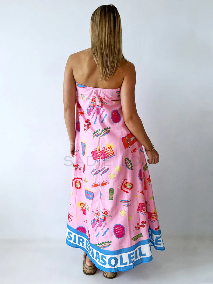 Pink Soleil La Sirena Maxi Dress