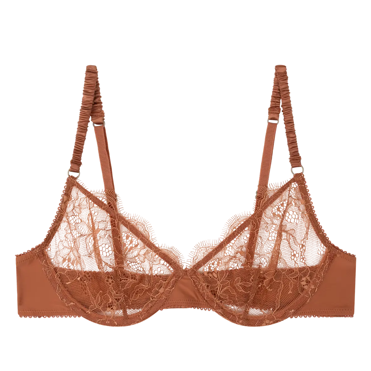 Romeo Elegant Wired Bra - Brown