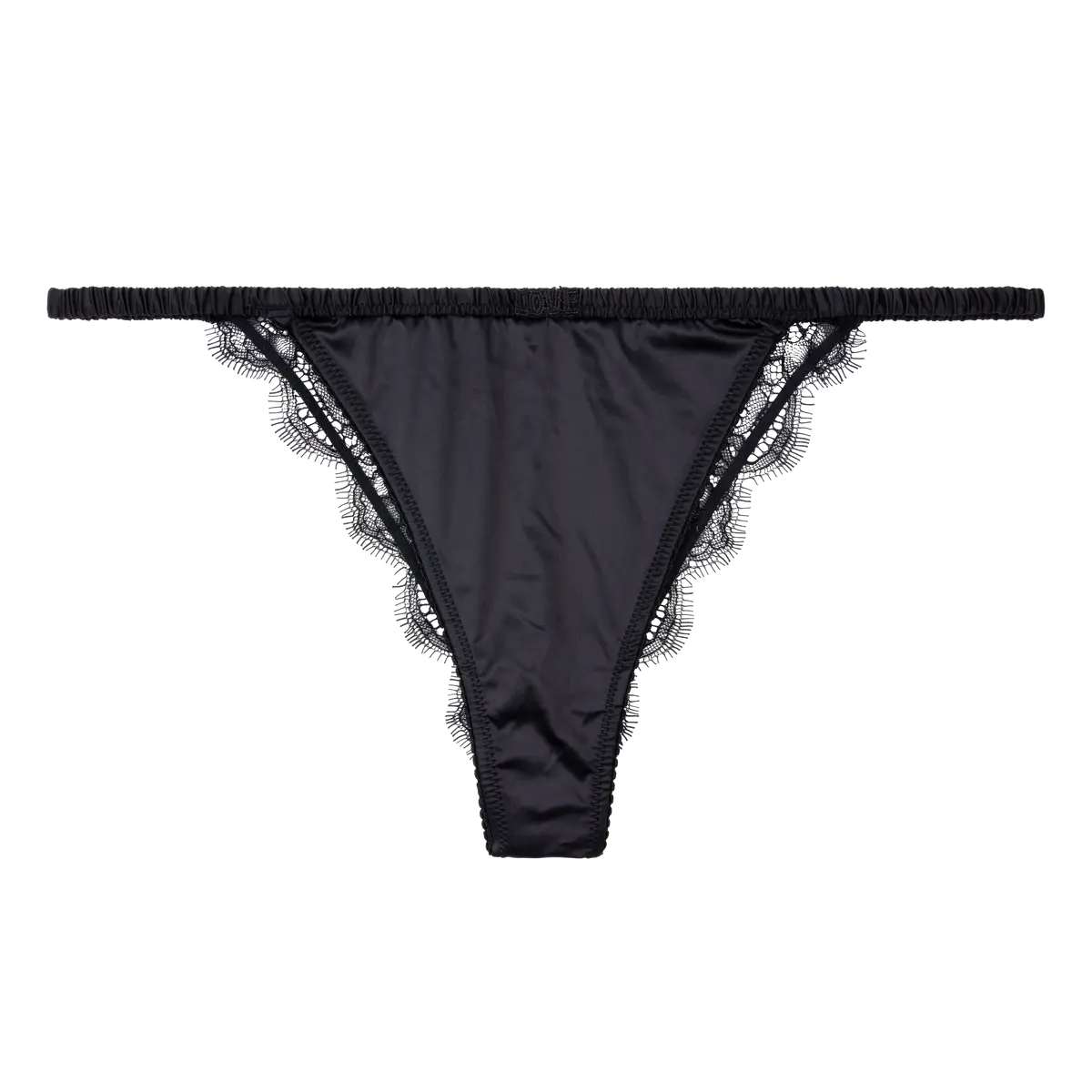 Charlotte Tanga-Style Briefs - Black