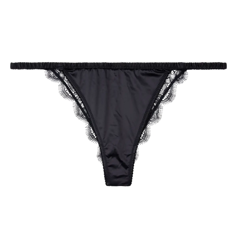 Charlotte Tanga-Style Briefs - Black