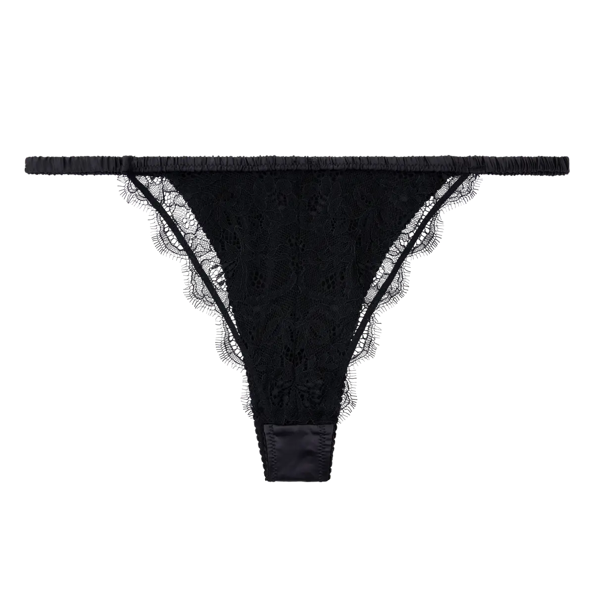 Charlotte Tanga-Style Briefs - Black