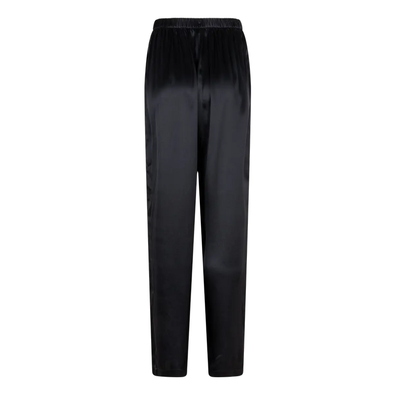 Theodore Silky Pyjama Pants - Black