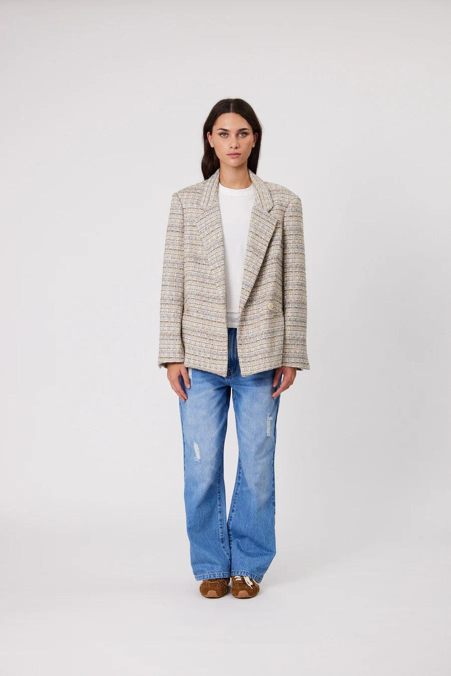 MALI BLAZER - OAT TWEED