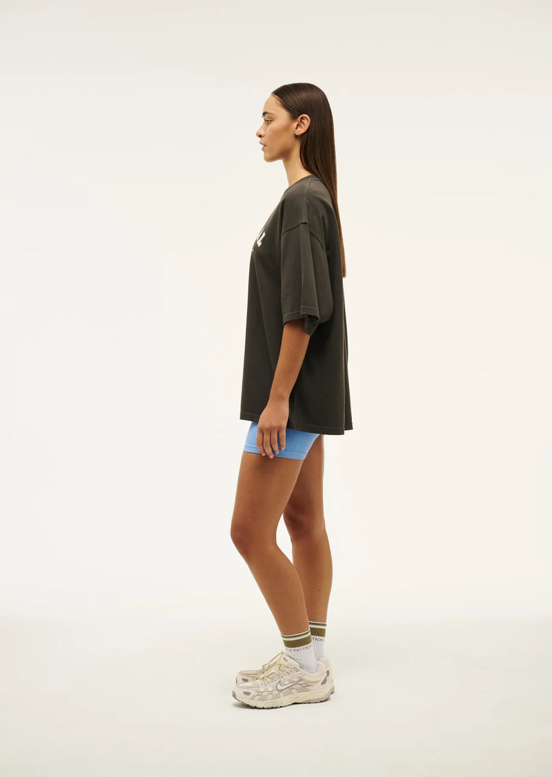 Physical Oversized Tee - Washed Black