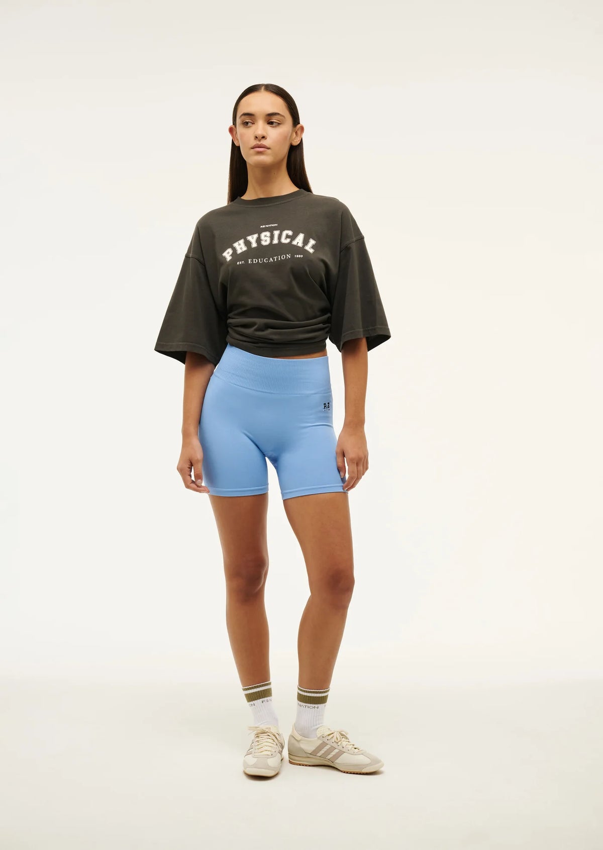 Physical Oversized Tee - Washed Black