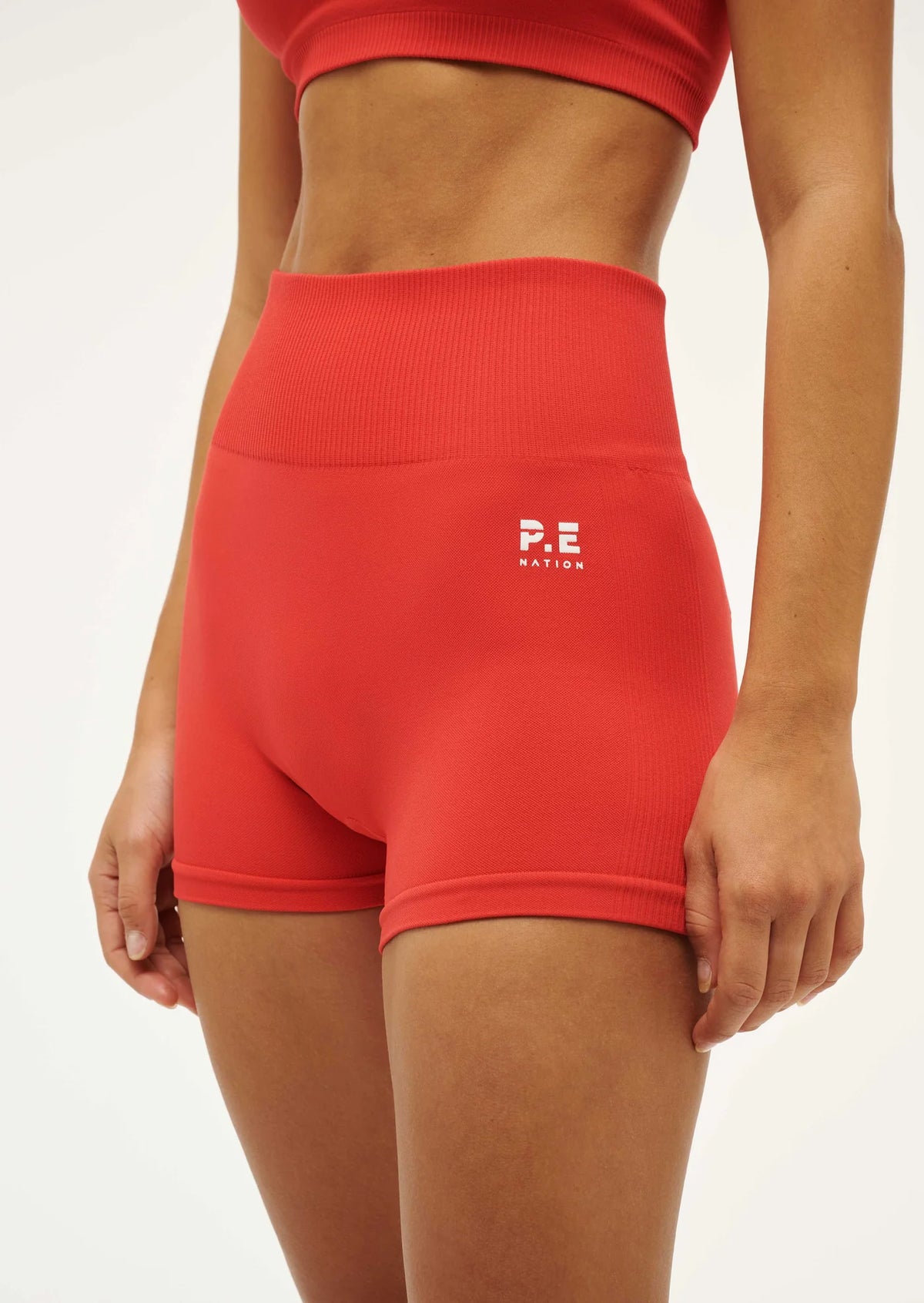 Restore Seamless 2.5 Bike Short - Poppy Red Pinm