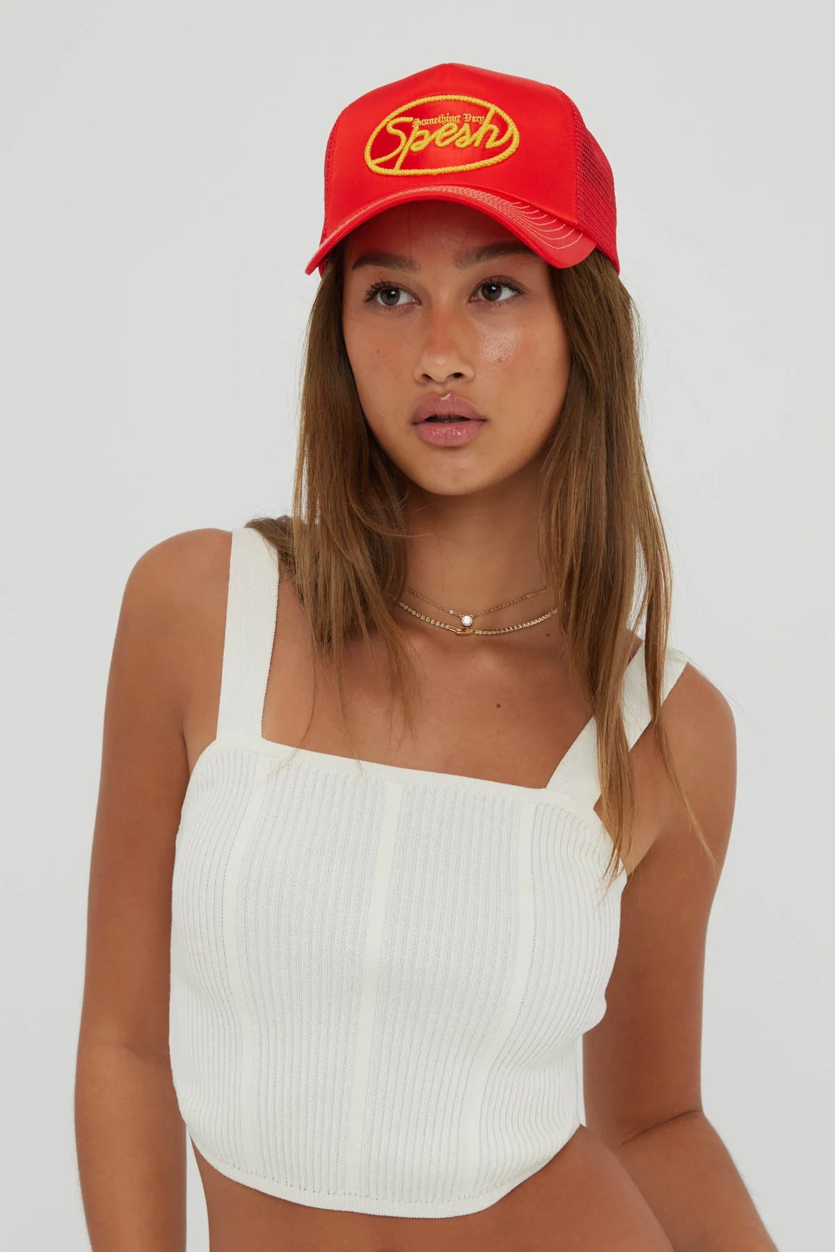 SATIN SPESH TRUCKER RED