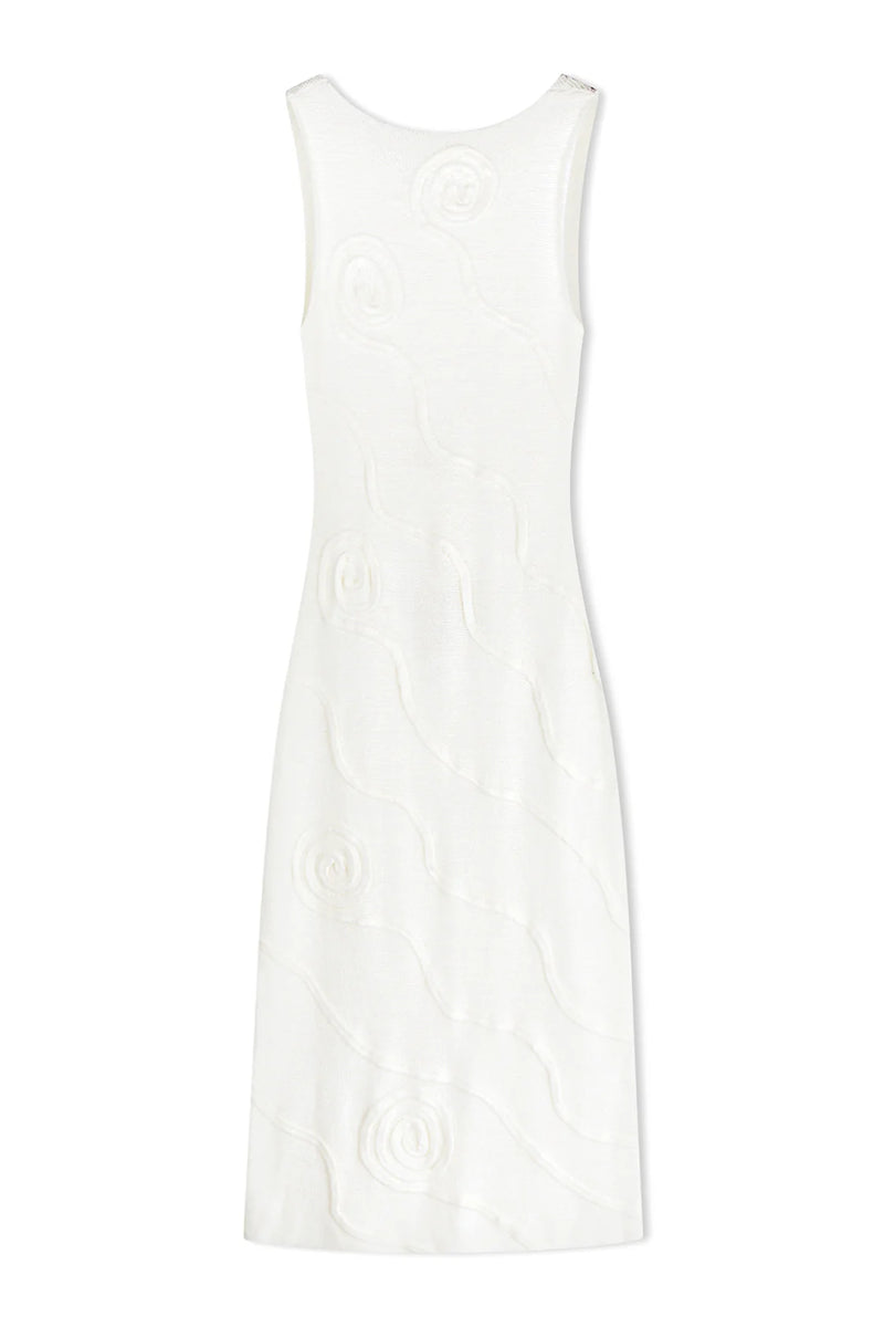 Organic Cotton Swirl Knit Dress - Shea