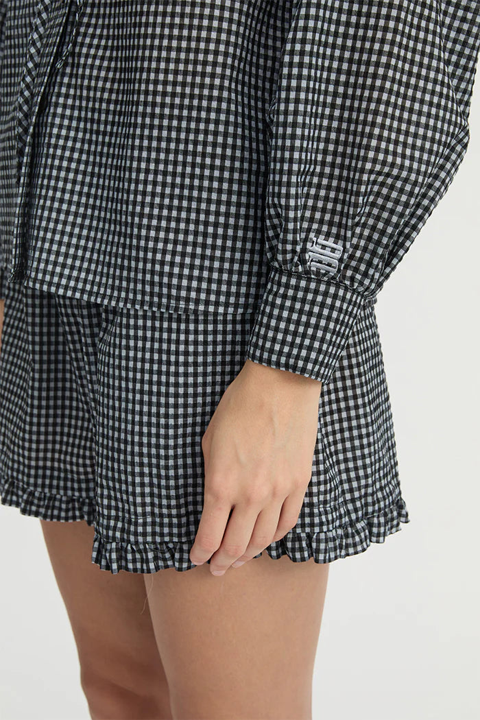 MAJA SHIRT - BLUE GINGHAM