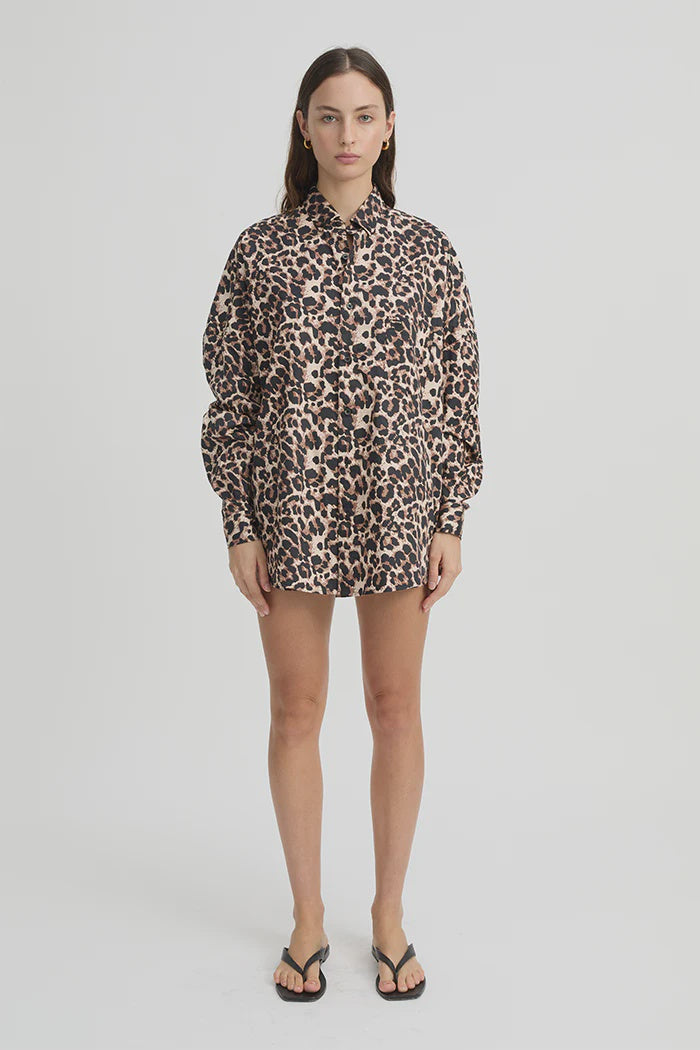 RACHEL SHIRT LEOPARD