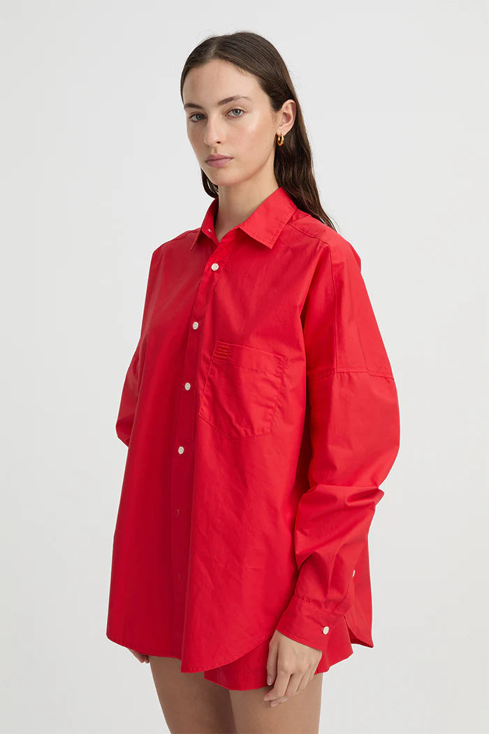 RACHEL SHIRT RED