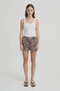 RACHEL SHORTS LEOPARD