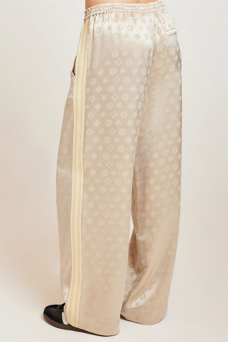 Jaquard Satin Vaycay Pant - Sand